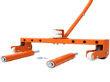 Heavy-Duty Adjustable Tire Wheel Dolly for Workshop, Garage, Orange 77627506