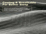 12" Pressure Relief Memory Foam Mattress Graphene Gel Cooling Copper, Easy Setup Bed in a BoxOnly 79346918