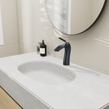 Matte Black Single Handle Lavatory Basin Sink Faucet W1217P214964