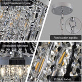 (Same as W1340P143191/L5004-500-C) Chromium color Crystal Chandeliers,Large Contemporary Luxury W1340P189299