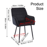 Dining Chairs Set of 1, Upholstered Kitchen Chairs with Comfortable Seat, velvet Dining Chairs with W3112P262801