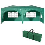 ZUN 10'x20' Pop Up Canopy Outdoor Portable Party Folding Tent with 6 Removable Sidewalls + Carry Bag + W1212136043