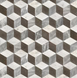Hexagon Water-jet,White Gray Black 3 color, natural, for floor and wall,polished W1696P262340