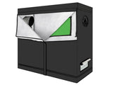 LY-120*60*150cm Home Use Dismountable Hydroponic Plant Growing Tent with Window Green & Black 51114120