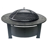 Round stove cooking tea round barbecue stove table smokeless charcoal rack full set of heating 60357377
