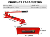 20 Ton Porta Power Kit, Portable Hydraulic Jack with1.43 m Oil Hose, Car Frame Repair Tool with W1239P170234