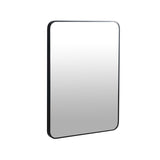 24 x 32 Inch Bathroom Mirror Black Aluminum Frame W99967980