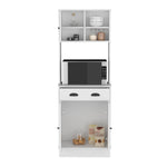 ZUN Albany Kitchen Pantry with 3-Doors Cabinet and Drawer B200P188856