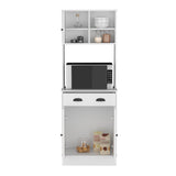 ZUN Albany Kitchen Pantry with 3-Doors Cabinet and Drawer B200P188856