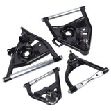 Tubular Upper Lower Control Arms Set with Ball Joints for Chevy GMC C10 Suburban Blazer & Jimmy 2wd 38206446