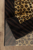 Tribes GC_YLS4014 Multi 5 ft. 3 in. x 7 ft. 3 in. Animal Print Area Rug B186P316769