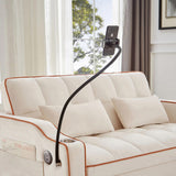 1 versatile foldable sofa bed in 3 lengths, modern sofa sofa sofa velvet pull-out bed, adjustable W2151127336