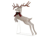 5FT Lighted Jumping Reindeer Christmas Decorations, Pre-lit Holiday Decor with 100 Warm White LED 41630583