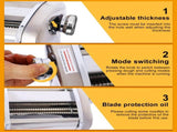 Electric Pasta Maker Noodle Maker Pasta Making Machine Dough Roller Cutter Thickness Adjustable W46564543