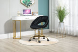 ZUN COOLMORE Computer Chair Office Chair Adjustable Swivel Chair Fabric Seat Home Study Chair W153981448