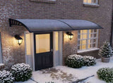 Awning for Door Entrance with Drainage Sink, 40x80 Inch Window Canopy Exterior, UV Rain Snow 14392151