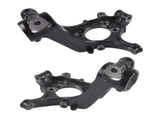 1 Pair Front Steering Knuckle Spindle Fit For Nissan Rogue 2.0L 2.5L L4 2014-2020 Black Metal 95971084