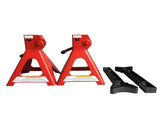 1 Pair of 3 Ton Jack Stands Red 18093196