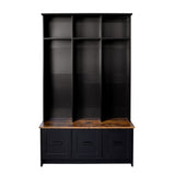 U-Can Modern Hall Tree with Entryway Bench, 3 Shelves and Drawers, 40.2'' Wide Hall Tree with N724P264680B