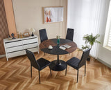 ZUN 47.2INCH TULIP ROUND DINING TABLE,OFFICE TABLE,COFFEE TABLE,120X120X74CM W234P208581