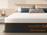 10 Inch Hybrid Mattress in a Box,King Size,Pocket Spring Mattress Medium Firm Feel with Edge Support W2889P452614