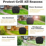 ZUN Grill Cover for Outdoor BBQ Cover 58*24*46 inch BBQ Covers Waterproof Heavy Duty Gas 40513893