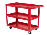 3-Tier Rolling Tool Cart Utility Cart on Wheels, 450 lb Heavy Duty Rolling Tool Cart for Warehouse, 44584215