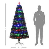 7ft Prelit Artificial Christmas Tree 38873045