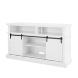 ZUN Media Console Table with Storage Cabinet, Mid Century style Entertainment TV Table, Multipurpose W1758P177970