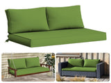 Outdoor Loveseat Cushion Set, 48 x 24 inch, Water Repellent Patio Furniture Cushions Replacement 67966315