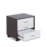 Eloy White & Black Finish Accent Table B2726P287564
