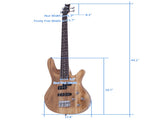 Exquisite Stylish IB Bass with Power Line and Wrench Tool Burlywood Color 51687820