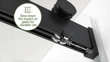 56 to 60 in. W x 76 in. H Double Sliding Frameless Soft-Close Shower Door with Premium 3/8 Inch W1573126510
