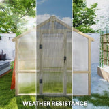 Wooden Walk-in Greenhouse Kit 26732641