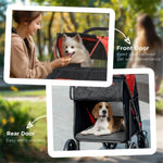 ZUN Dog Stroller /small animal cage/Pet cages （Prohibited by WalMart） 78006655