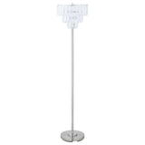 ZUN Chrome Metal Base Floor Lamp B062P153728