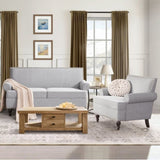 Accent Chair, Retro Living Room Chairs with Soft Cushion, Mid Century Modern Arm Chair, Comfy W2975P223168