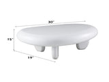 Wylie White High Gloss End Table B2726P415868