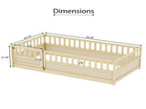 Twin Size Floor, integral construction with super high security barrier, door, children's floor 53521694