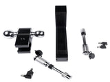 Adjustable Aluminum Trailer Hitch Fits 2-inch Receiver Solid Tube Hitch 12500LBS 8 Inch Drop/Rise 03058645