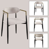 Jaramillo Beige Linen & Black Finish Side Chair B2726P287294