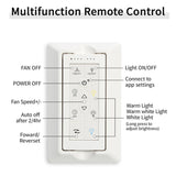 84 Inch Modern Large Design Ceiling Fans With Smart Remote Control 8 Fan Blades for Living Room W934P262458