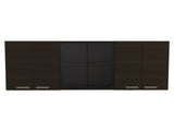 Wall Cabinet 24" H, four Doors, with internal Shelves and internal plate and glass organizer, B097133119