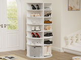 Rotating Shoe Rack Tower, 7-Tier Spinning Shoe Rack, Free Standing 360&deg Revolving Shoe Organizer, W2699P222574