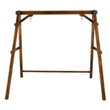 188*135*170cm 600lbs Fir Suitable For 4ft Swing Chair Wood Swing Frame Carbonized Color 77087585
