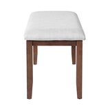 Upholstered Bench for Bedroom End of Bed,38-inch Entryway Bench for Living Room,Dining Bench with N752P271804C