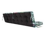 Outdoor Swing Cushions 55 Inch, Waterproof 4" Thick Porch Swing Cushion Replacement with Backrest 11987605
