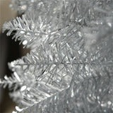 6-foot silver Christmas tree with bracket 07625366