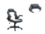 Adjustable Heigh Executive Office Chair, Black and White SR011690