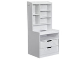 2 Drawers 1 Shelf 6-Shelf BedsideTable US Standard Power Supply 87312539